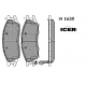 181635 ICER Комплект тормозных колодок, дисковый тормоз