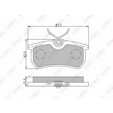 BD-3010 LYNX Bd3010 тормозные колодки дисковые lynx