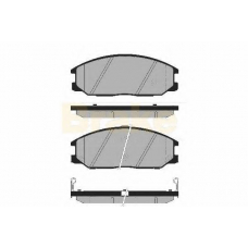 PA1488 BRAKE ENGINEERING Комплект тормозных колодок, дисковый тормоз