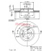 24593 E METZGER Тормозной диск