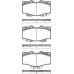 8110 13178 TRISCAN Комплект тормозных колодок, дисковый тормоз