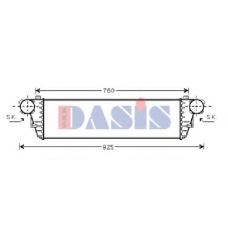 127170N AKS DASIS Интеркулер