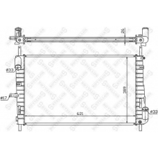 10-25780-SX STELLOX Радиатор, охлаждение двигателя