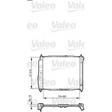 735157 VALEO Радиатор, охлаждение двигателя