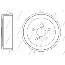 T340A06 NPS Тормозной барабан