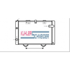 0704101 KUHLER SCHNEIDER Радиатор, охлаждение двигател