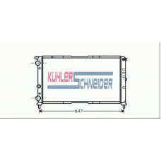 1708201 KUHLER SCHNEIDER Радиатор, охлаждение двигател