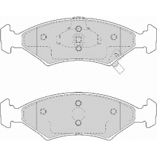 FD7053A NECTO Комплект тормозных колодок, дисковый тормоз