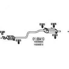 01.68410 MTS Глушитель выхлопных газов конечный