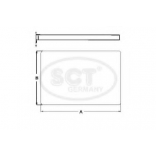 SA 1184 SCT Фильтр, воздух во внутренном пространстве