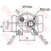 BWD133 TRW Колесный тормозной цилиндр