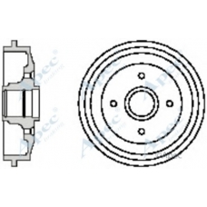 DRM9922 APEC Тормозной барабан