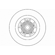 MDC1709 MINTEX Тормозной диск