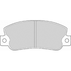 FD6250A NECTO Комплект тормозных колодок, дисковый тормоз