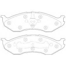 WBP21822A WAGNER LOCKHEED Комплект тормозных колодок, дисковый тормоз