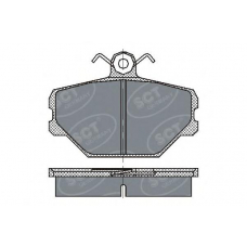 SP 217 SCT Комплект тормозных колодок, дисковый тормоз