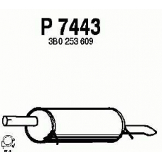 P7443 FENNO Глушитель выхлопных газов конечный