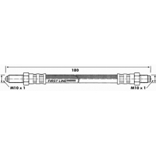 FBH6495 FIRST LINE Тормозной шланг