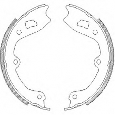 4410.00 REMSA Комплект тормозных колодок