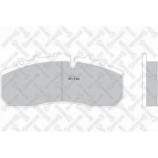 85-11413-SX STELLOX Комплект тормозных колодок, дисковый тормоз