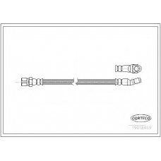 19018469 CORTECO Тормозной шланг