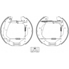 8DB 355 004-171 HELLA Комплект тормозных колодок