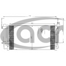 300476 ACR Конденсатор, кондиционер