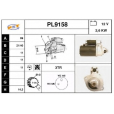 PL9158 SNRA Стартер