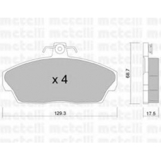 22-0174-1 METELLI Комплект тормозных колодок, дисковый тормоз