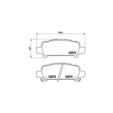 07.B315.17 BREMBO Комплект высокоэффективных тормозных колодок