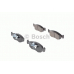 0 986 424 554 BOSCH Комплект тормозных колодок, дисковый тормоз