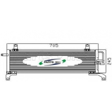 PXNCX-039G Parts mall Конденсатор, кондиционер