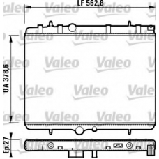 732865 VALEO Радиатор, охлаждение двигателя