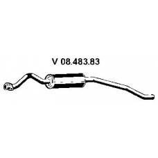 08.483.83 EBERSPACHER Предглушитель выхлопных газов