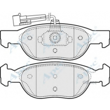 PAD949 APEC Комплект тормозных колодок, дисковый тормоз