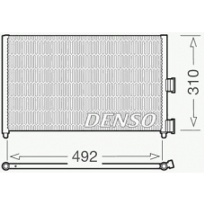 DCN09071 DENSO Конденсатор, кондиционер