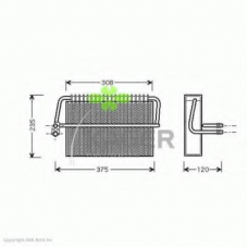 94-5760 KAGER Испаритель, кондиционер