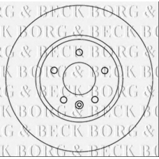 BBD6013S BORG & BECK Тормозной диск