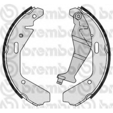 S 79 502 BREMBO Комплект тормозных колодок