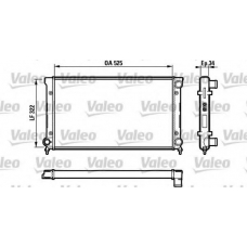 731729 VALEO Радиатор, охлаждение двигателя