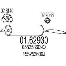 01.62930 MTS Глушитель выхлопных газов конечный