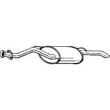 115-765 BOSAL Глушитель выхлопных газов конечный