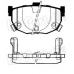 IBR-1595 IPS Parts Комплект тормозных колодок, дисковый тормоз