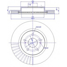 142.1289 CAR Тормозной диск
