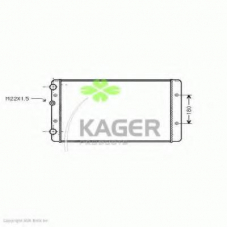 31-1168 KAGER Радиатор, охлаждение двигателя