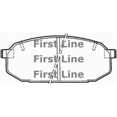 FBP1222 FIRST LINE Комплект тормозных колодок, дисковый тормоз