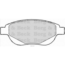 BBP2287 BORG & BECK Комплект тормозных колодок, дисковый тормоз