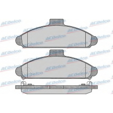 AC058579D AC Delco Комплект тормозных колодок, дисковый тормоз