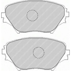 FDB1514 FERODO Комплект тормозных колодок, дисковый тормоз