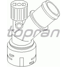 111 243 TOPRAN Фланец охлаждающей жидкости